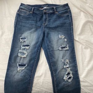 Maurices Skinny Jeans with holes